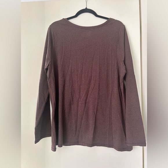 😍Lane Bryant Red Fitted Long Sleeve T-Shirt 😍 - Picture 4 of 4